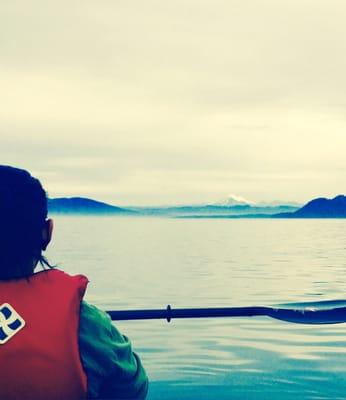 The view of Mt Baker . Life changing views!