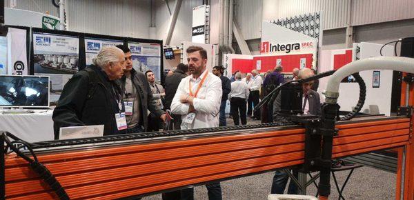 Mudbots 3D Concrete Printing at World of Concrete in Las Vegas Convention Center