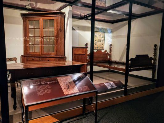 Display at Gettysburg National Military Park Museum & Visitor Center