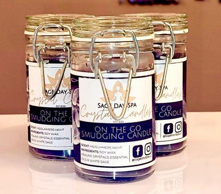 On the go Smudging Candles! Available on our website for shipping SageDaySpaLLC.square.site