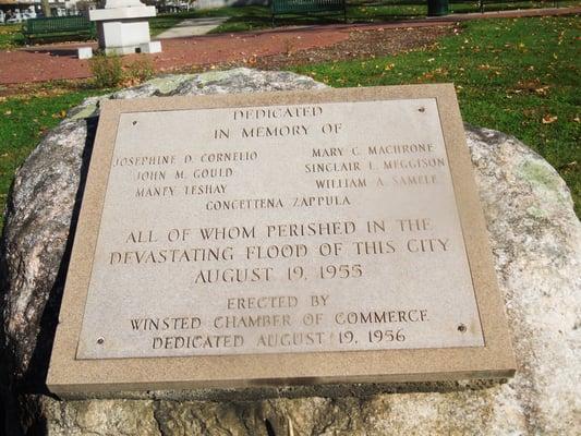 Winsted 1955 Flood Marker
