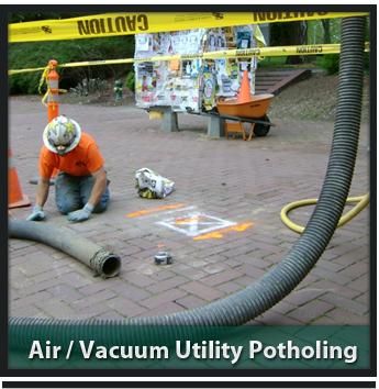 Air/Vacuum Utility Potholing