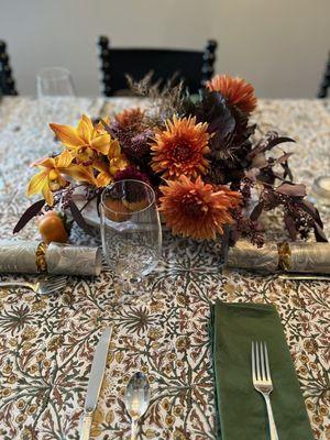 Star of the Thanksgiving table! Thanks, Jil and the Moss Pink crew!!