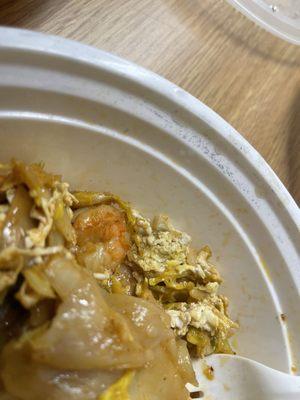 The dirt on the rim And you can see a piece of aluminum on the cover