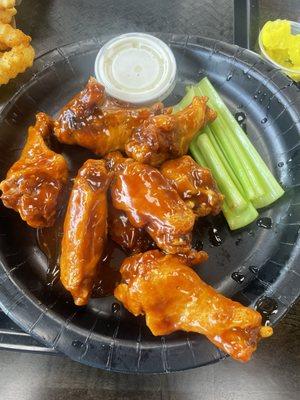 Hot teriyaki wings