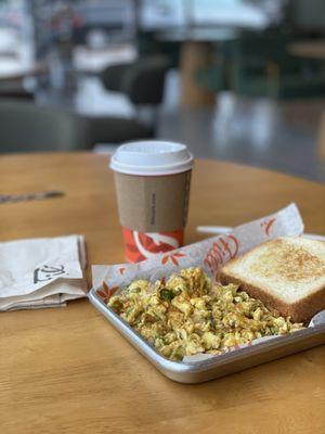 Masala chai medium with masala egg Bhutto