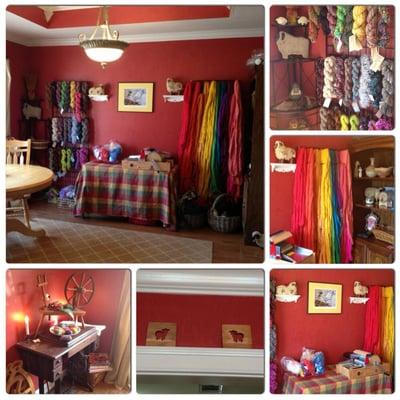 The Twisted Purl Studio is open for Classes, Yarn Shopping, and Create Yarn session. Call for Appointment.