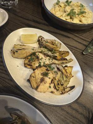 Grilled artichoke