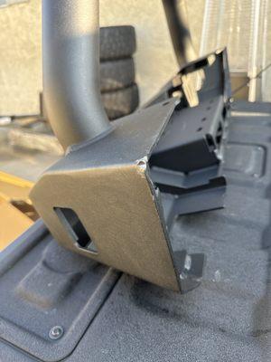 Beat up Stubby front bumper.