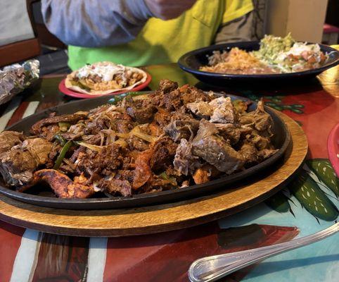 Aztec fajita for two. Could easily feed 4!