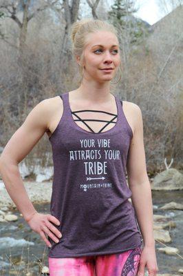 Your Vibe Attracts Your Tribe - Mountain Tribe Tanks