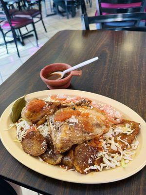 Enchiladas con Pollo