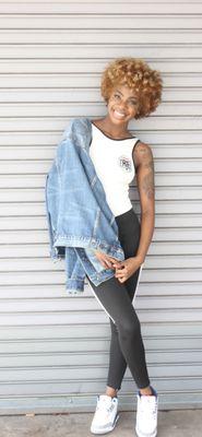 Curls and Color for modeling!