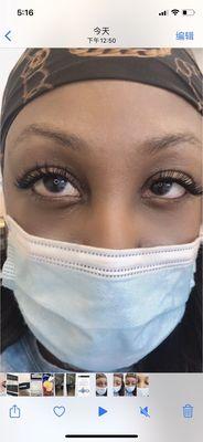 Mink full set 105pc per eye Dramatic and natural look