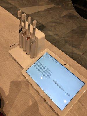 Electric Toothbrush with subscription for replacing the brush