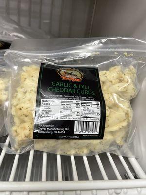 Garlic & dill cheddar curds. Amazing fried. :)