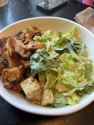 Chicken Caesar salad