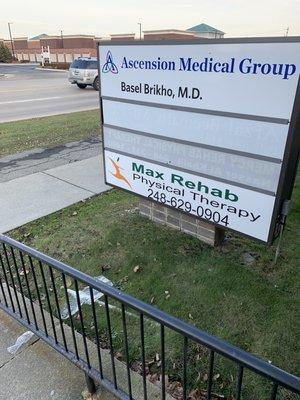 Front Entrance off 12 mile rd