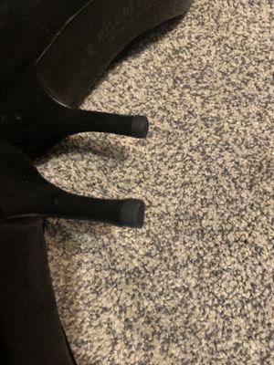 They fixed both heels - but only one was broken! They look good as new. Cannot even tell there was a repair. I'm so pleased!! 10/10