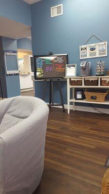 Coffee or tea while parents wait during appointments