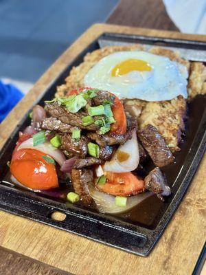 Some steak dish (really delicious)