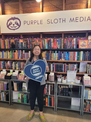 The owner (along with Percy the Purple Sloth) of Purple Sloth Media