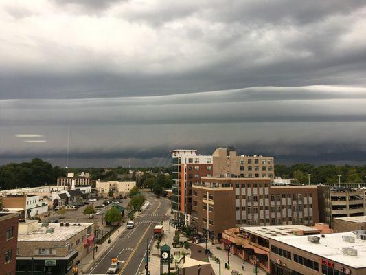View from the Lynk Life Office on the 6th floor of University Place
