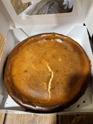 The DRY, CRACKED, BURNT, PLAIN ON TOP CHEESECAKE MESS I WAS SOLD