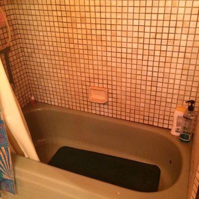 Original shower before work was done