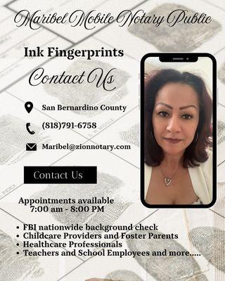 Ink Fingerprinting That Comes to You -- Mobile, Reliable, and Ready When You Are. Just a call away.