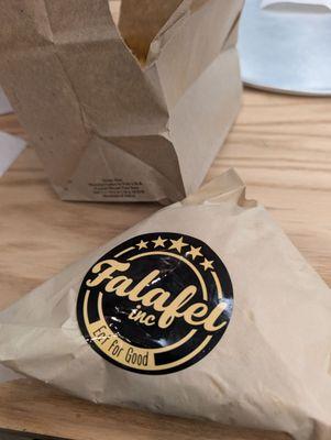 Nicely packaged sandwich