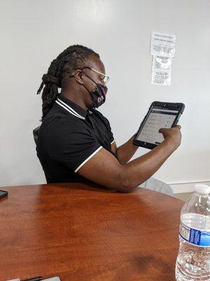 Tablet delivery with King