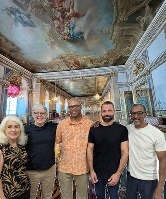 Local clean comedians at the Oct 4, 2025 event. Armon Williams, Keith Ellis, Diane Miner, Donna Tannenhill, Jonathan Gregory