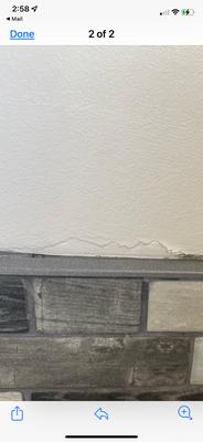 This was the repair they made to the paint