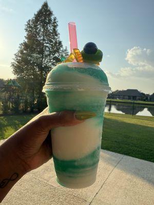 Mixed Liquid Marijuana and Pina Colada, Swimming Pool