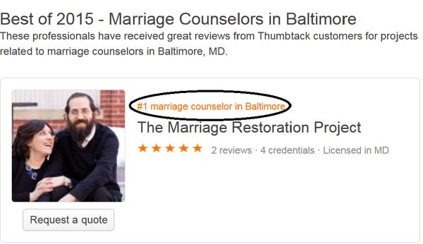 The Marriage Restoration Project