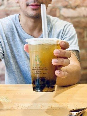 Medium Peach and Mango Sparkling Babo