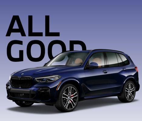 2022 BMW X5 M50i Tanzanite Blue II & Tartufo