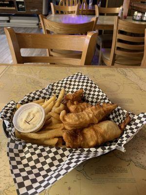Fish and chips - good