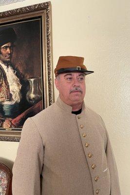 Custom made historical coat, very nice and fits perfect.