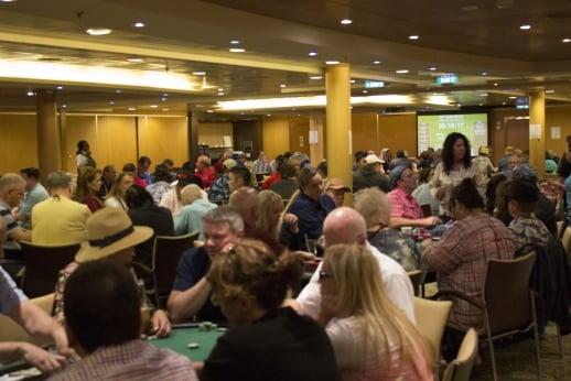 A fun time in our poker room at sea!