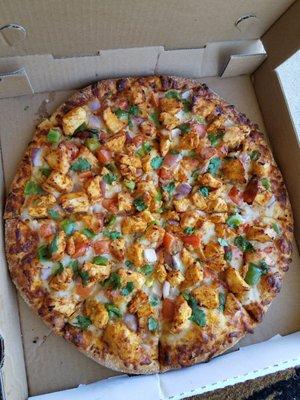 Curry Chicken Pizza