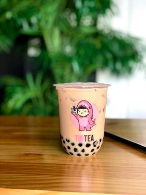 Regular Size Black Tea with Boba