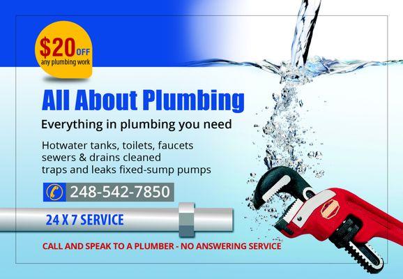All About Plumbing