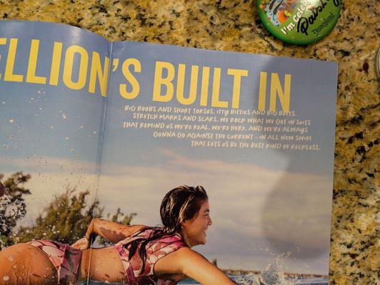 "Big boobs and short torsos" -- bold claim for a brand that taps out at a D cup. More like medium boobs and marketing delusion.