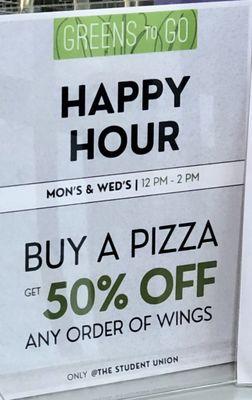 Happy hour special