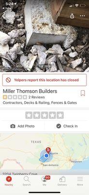 Derek Thomson's previous "business"