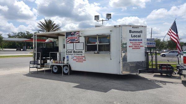 Our custom made Barbeque Concession Trailer