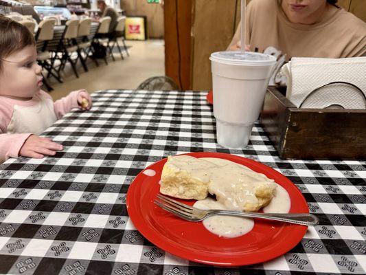 Biscuits and gravy