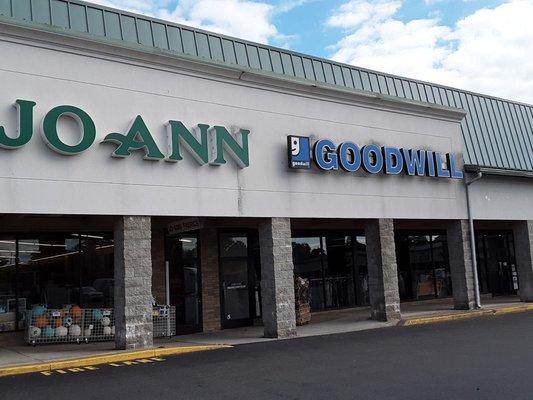 The store is on the left as you enter the Plaza. Enter at the stoplight across the street from Tops supermarket.